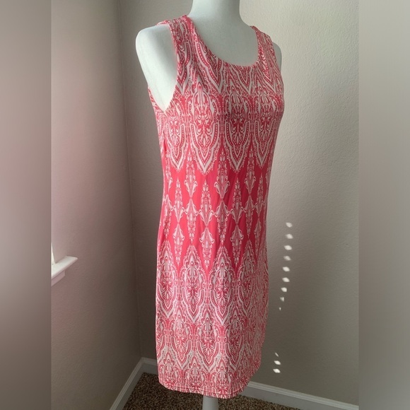 Chater Club Dress Size Medium Color Red and White - Picture 2 of 6